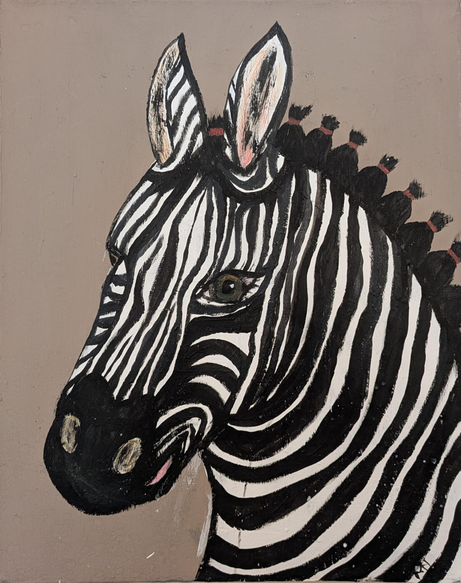 Cloé. Acrylic on canvas. 40cm x 50 cm