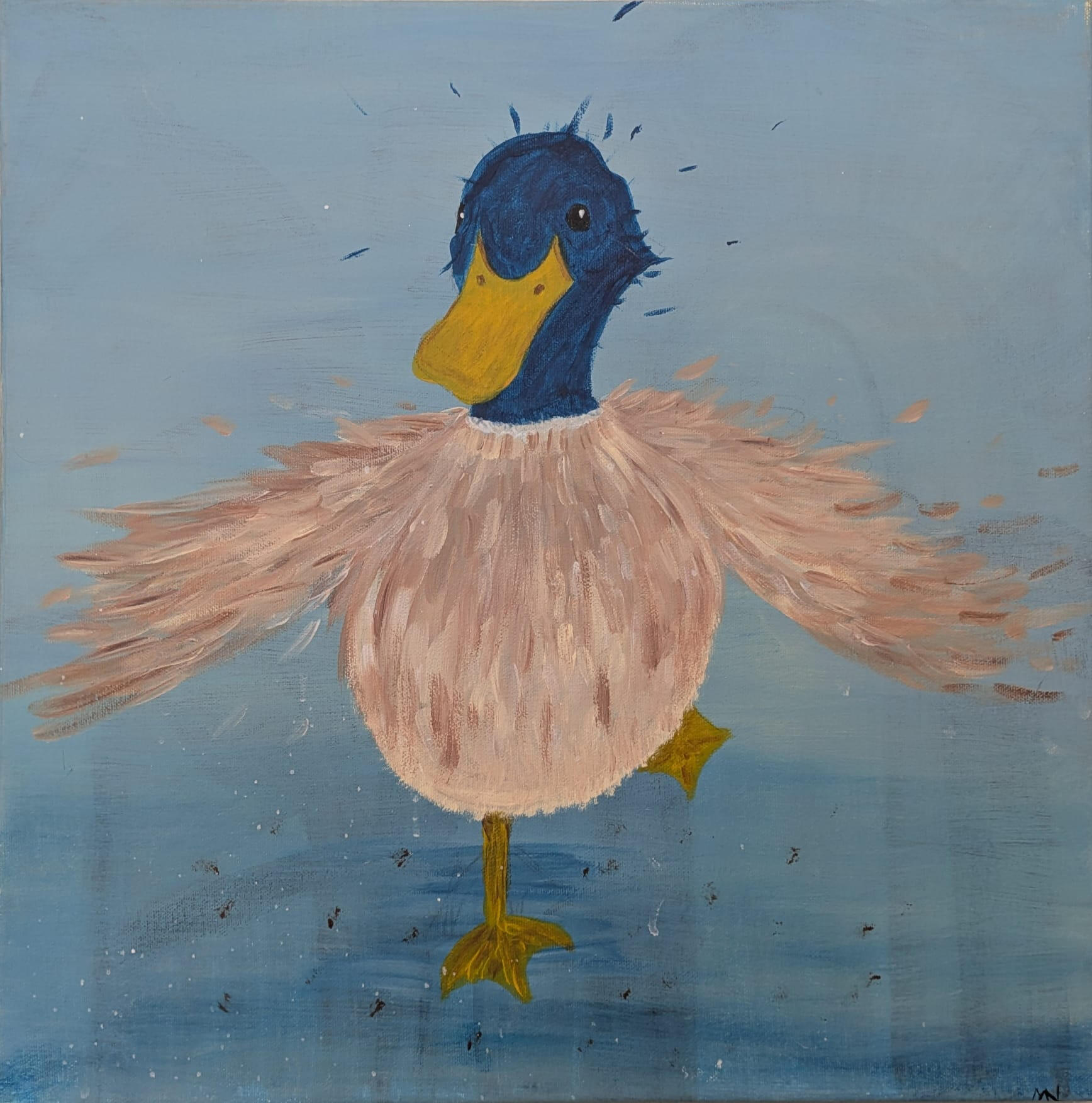 Gemima. Acrylic on canvas. 50cm x 50cm