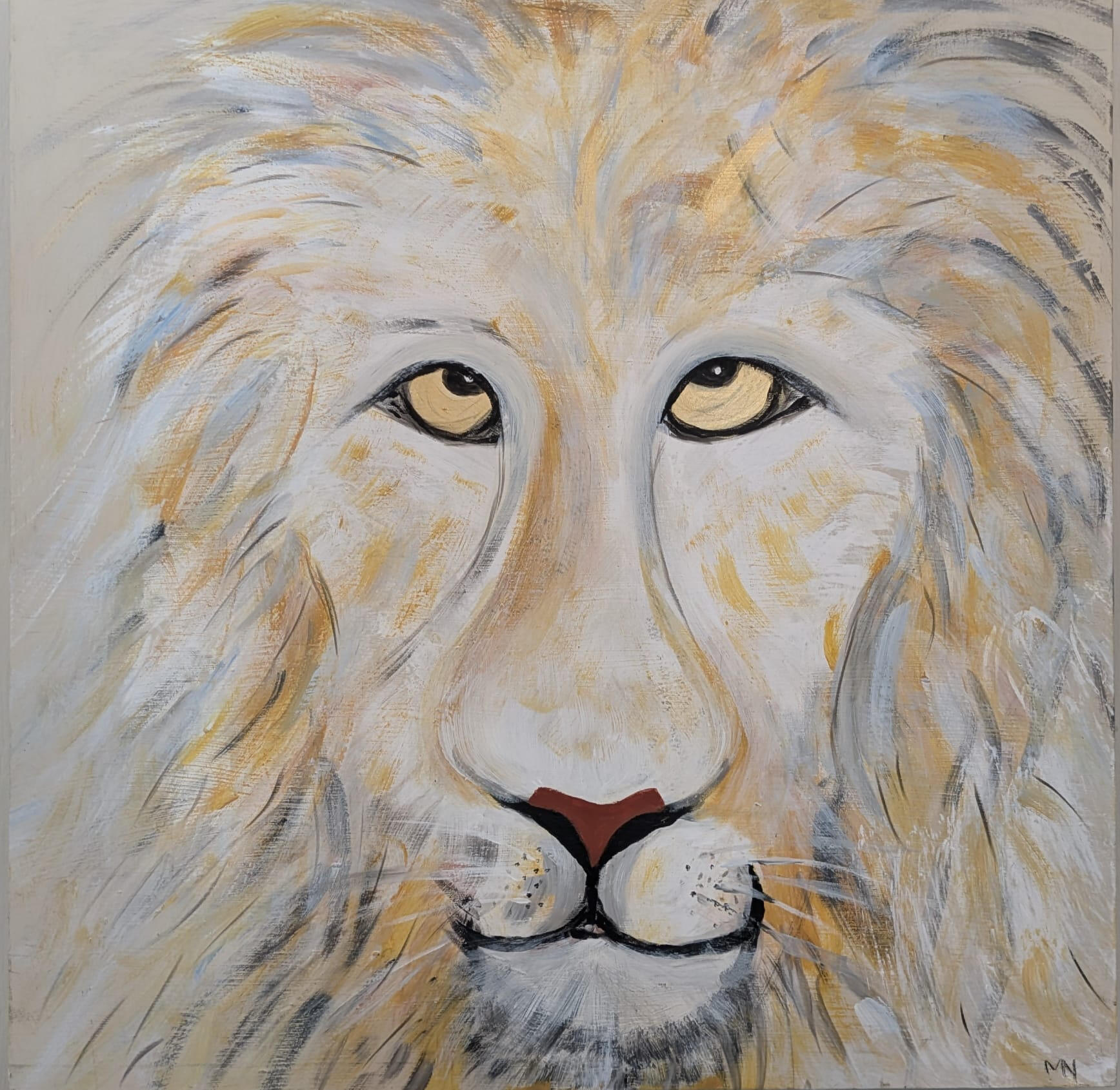 Leo. Acrylic on panel. 70cm x70cm