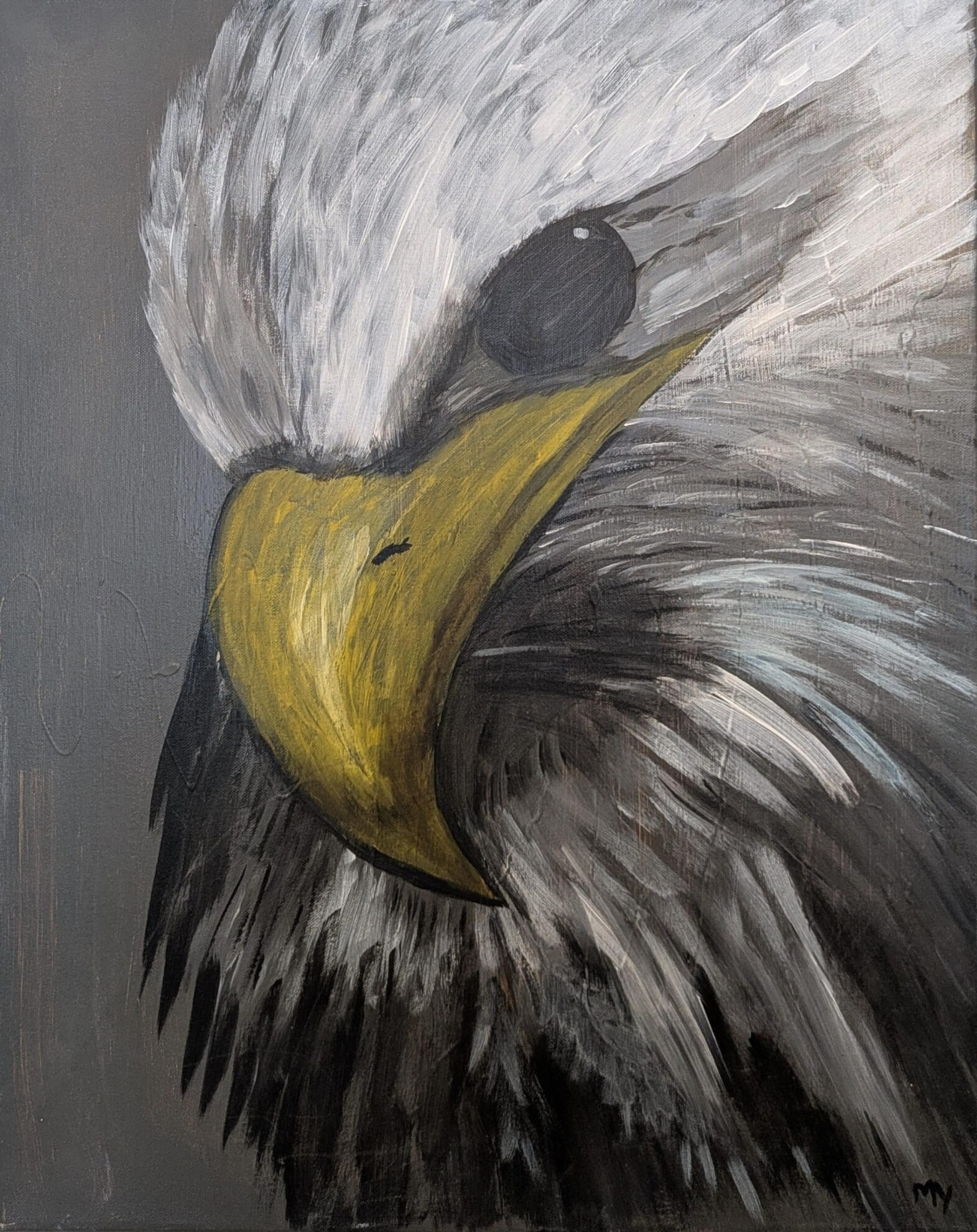Egbert. Acrylic on canvas. 40cm x 50 cm