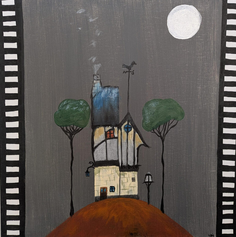 Jack. Acrylic on canvas. 50cm x 50cm